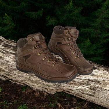 Imagem de Botina Coturno Desbravador Para Trilha Couro Legítimo. - Leather.Art, 