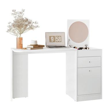 Imagem de Penteadeira Escrivaninha Desejo Branco - Móveis Albatroz Branco