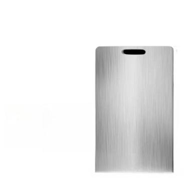 Imagem de Tábua De Corte 304 Aço Inoxidável Antibacteriana À Prova De Mofo 46 * 30cm Tábua de Cortar Carne Coisas Para Cozinha(46 * 30)