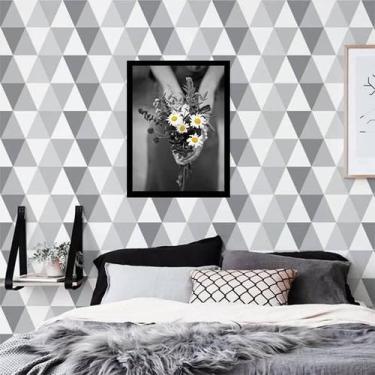 Imagem de Quadro Fotografia Bouquet De Margaridas 24X18Cm - Com Vidro - Quadros 