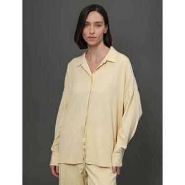 Imagem de Camisa Feminina Linho Misto Calvin Klein Jeans-Feminino