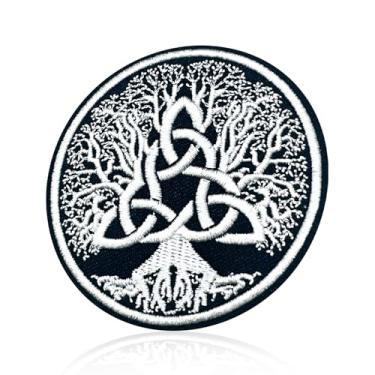 Imagem de FANCIBAND Adesivos de 7,5 cm Árvore da Vida Passar a Ferro para Roupas Costurados Aplique Bordado para Roupas Chapéus Bolsas Jaquetas Jeans Acessórios DIY -1