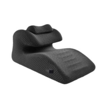 Imagem de Ｂｅｓｇａ Travesseiro de cunha de cama, travesseiro de apoio para pernas, cabeceira de espuma de memória macia para dormir no escritório, Cinza