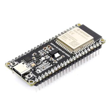 Imagem de Waveshare Microcontrolador ESP32-S3, placa de desenvolvimento Wi-F de 2,4 GHz, processador dual core de 240 MHz, módulo ESP32-S3-WROOM, flash de 32 MB e PSRAM de 16 MB, com cabeçalhos pré-soldados