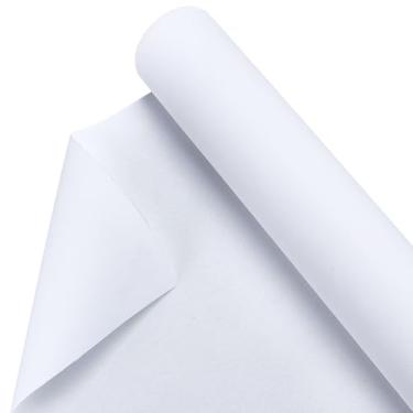 Imagem de OLYCRAFT Rolo de lona branca com primer duplo de 27 cm x 35 cm, rolo de lona grande, rolos de arte, rolos de pintura, pano de fundo para decoração de pintura acrílica a óleo DIY
