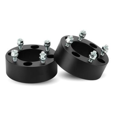 Imagem de ILONPA Espaçadores de roda de 4 x 110 mm com furo de 84 mm para Honda Rancher Fourtrax, Yamaha Suzuki Kawasaki, pneu ATV/UTV 2" (50,8 mm) adaptadores de pinos M10x1,25, conjunto de 4