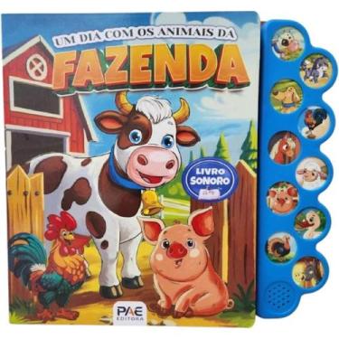 Imagem de Livro Sonoro Animais da Fazenda 28,5X26,7CM 10 Páginas - Pae Editora