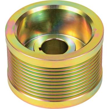 Imagem de DB Electrical Polia 210-01000 compatível com/substituição para Cummins 3630144 8.0 cm Groove OD, tipo de ranhura serpentina, ID de 2,2 cm, largura de chaveta de 0,4 cm, 10 ranhuras, 0,9 cm recesso de