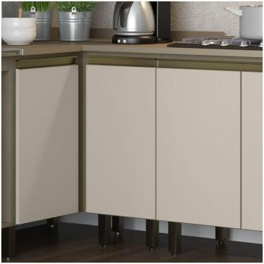 Imagem de Balcão 01 Porta 40cm Cozinha évelin Henn Duna Cristal