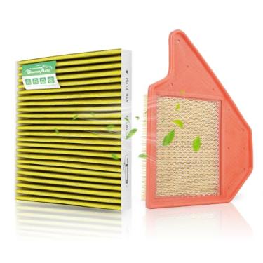 Imagem de Combo de filtro de ar de motor e cabine para Chrysler Town & Country 11-16, 11-20 Dodge Grand Caravan, 12-15 Ram C/V, 11-14 Volkswagen Routan filtro de ar do motor substituição do carro #CF10743