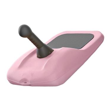 Imagem de menolana Trenó de inverno para neve, prancha, tobogã, presente para festa, trenó de grama, assento antiderrapante para festivais, luge, esportes, aniversário, Rosa