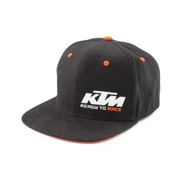 Imagem de Boné KTM Team Snapback Preto - 100% Algodão (2021)