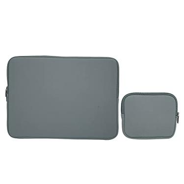 Imagem de HEEPDD Capa para Laptop, Alfaiataria Requintada Design Minimalista Estilo Britânico Bolsa Portátil Com Zíper de Metal Liso Com Proteção Segura para Laptop Tablet PC de 14 15 15,6 (15,6 pol.)