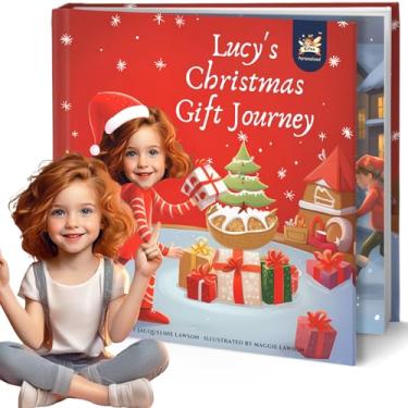 Imagem de Livros de histórias infantis personalizados – Viagem de presente de Natal – Nome e foto personalizados – Presentes para bebês – História da hora de dormir infantil – ELFINK (capa macia)