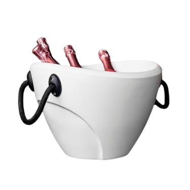 Imagem de Balde Térmico Profissional para Bebidas 13L com Dupla Isolação e Alças Laterais