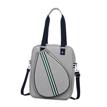 Imagem de IEUDNS Bolsa para Raquete de Tênis à água, Prática E Moderna, Ideal para Viagens E Atividades Ao Ar Livre, para Iniciantes, Bolsa Transversal Cinza