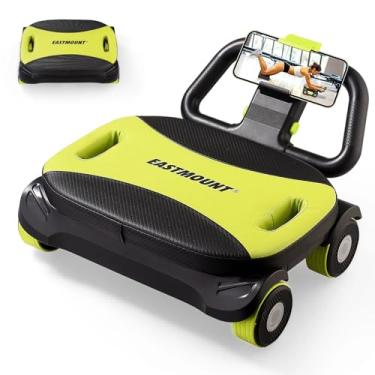 Imagem de EAST MOUNT Roda Ab Roller para Core Workout Rolo de Rebote Automático com Suporte de Cotovelo Rolo Abs Roda de Exercício para Homens/Mulheres Roda Abdominal, Rolo Abdominal, Casa Ginásio Ab Slide