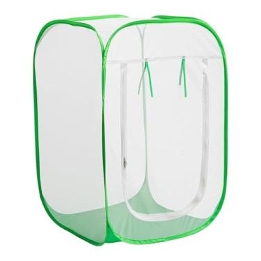 Imagem de Ｂｅｓｇａ Cobertura de malha para plantas de jardim, protetor de plantas, gaiola de rede para plantas, tenda de proteção para estufa, 60cmx60cmx90cm