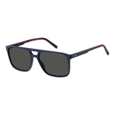 Imagem de Óculos de Sol Tommy Hilfiger 2280/S Azul Marinho Lente Cinza-Unissex
