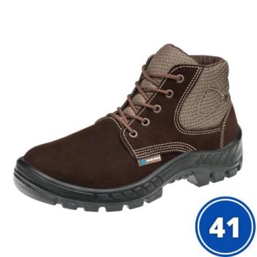 Imagem de BOTINA DE SEGURANÇA Nº41 NUBUCK MARROM CAFÉ MARLUVAS, Café, 41