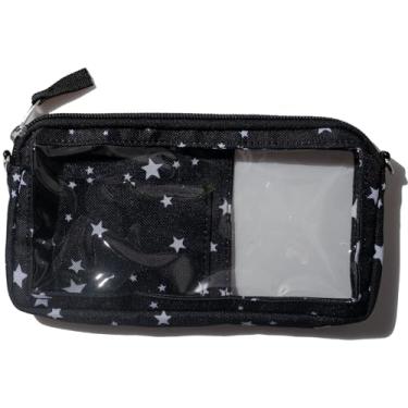 Imagem de DQL Bolsa tiracolo feminina leve para celular com design compatível com tela sensível ao toque, compartimento interno para cartão, alça ajustável, suporte de capa transversal pequena para celular