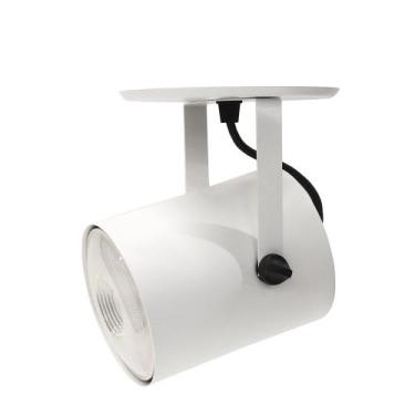 Imagem de Luminária spot móvel sobrepor cannon par30 - taschibra, Branco