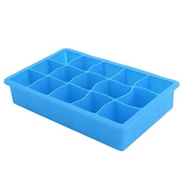 Imagem de Bandeja de Gelo Silicone com 15 Moldes DIY Cubos Grades Alimentar Flexível Fácil Soltar Empilhável para Casa Cozinha Restaurantes Forno Micro-ondas Re