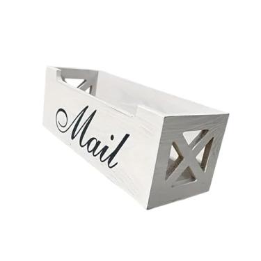 Imagem de Generic Organizador de Correspondências para Mesa, Versátil, Ideal para Decoração de Escritório em Casa, Suporte Decorativo e Compacto para Montagem na, Branco