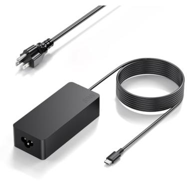 Imagem de Carregador Dongerdi USB-C de 65 W compatível com Lenovo ThinkPad P14s, P16s, T14, T14s, T15, T16, X1, X9, X13, E14, E15, E16, L13, L14, L15, L16, Yoga, Chromebook