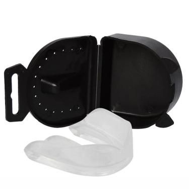 Imagem de Protetor Bucal Simples Moldável C/ Estojo P/ Muay Thai, Boxe, Mma-Unissex