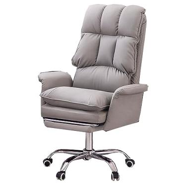 Imagem de Cadeira de mesa de escritório, cadeira de mesa ergonômica para computador com suporte lombar, cadeira de estudo giratória executiva com encosto alto, cadeiras de tarefas com braços, altura ajustável