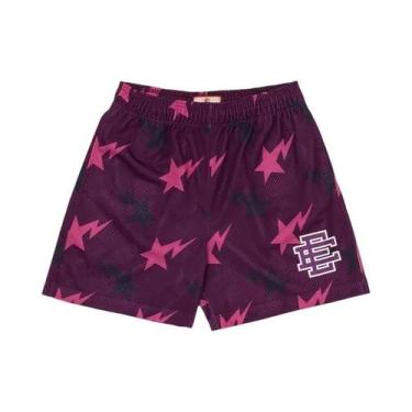 Imagem de Shorts De Malha Casuais De Verão Para Homens, Calças De Fitness Básica