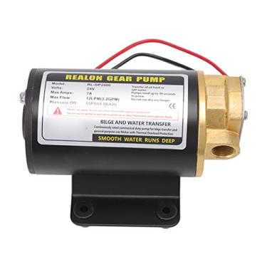 Imagem de Aramox Bomba de Transferência de Fluido de óleo, Engrenagem Elétrica, Com Proteção Térmica, Conector de Latão para Motor, Lubrificante, Líquido Viscoso (24V)