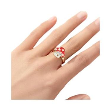 Imagem de Anel Giratório Ajustável Borboleta Margarida Para Mulheres, Anel Anti-