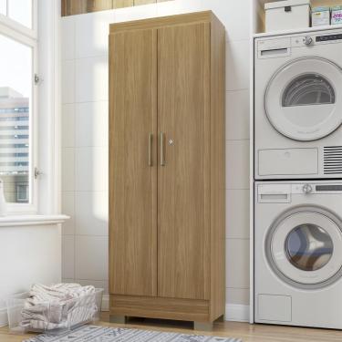 Imagem de Armário Sapateira Multiuso 2 Portas Com Chave Essencial - Freijó