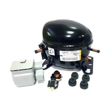 Imagem de Compressor Embraco 1/8 HP R134 EMI45HER - 220V