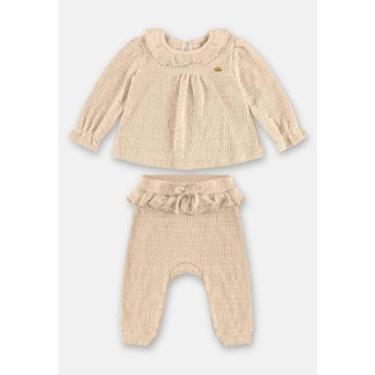 Imagem de Conjunto com Blusa e Calça para Bebê Menina Up Baby-Feminino
