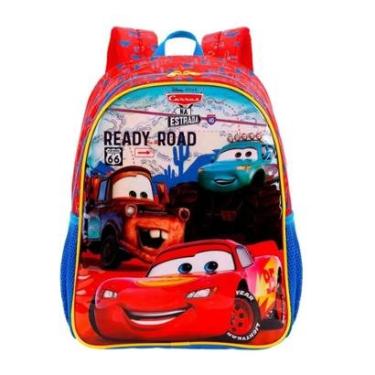 Imagem de Mochila Costas Escolar Impermeável Infantil Carros Mc Queen-Masculino