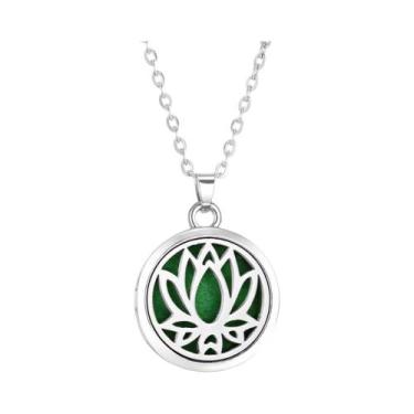 Imagem de Colar Difusor De Óleos Essenciais Árvore Da Vida Para Mulheres, Pingen