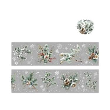 Imagem de Fita Adesiva PET Para Recorte De Flores De Inverno Da Série Sea Para D