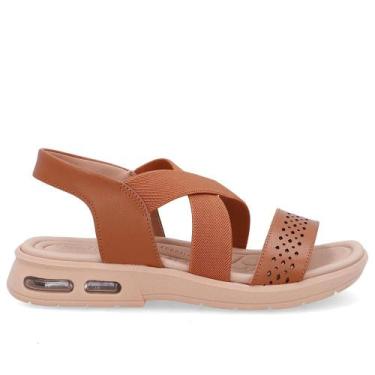 Imagem de Sandalia usaflex laser elastico tira cruzada ref ud14002 feminino, Mar