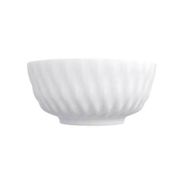 Imagem de Tigela Saladeira Plissan Branca 02 Litros Germer Porcelanas