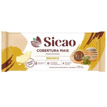 Imagem de Cobertura fracionada sicao mais barra 1,01kg, CHOCOLATE BRANCO