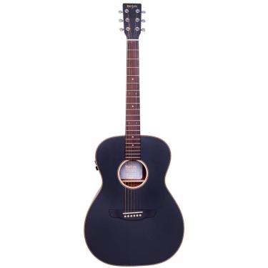 Imagem de Violao Rozini Rx330 Eq F M Top Triple Ativo Bk Fosco Mogno