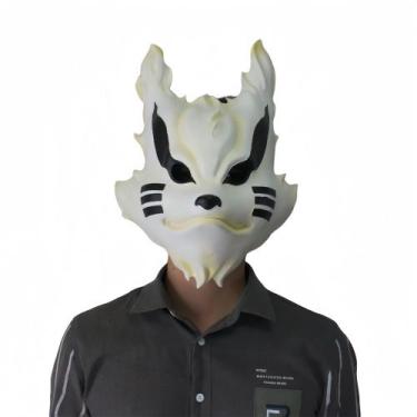 Imagem de Máscara facial de resina de raposa, anime, fantasia de desenho animado