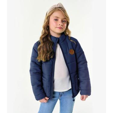 Imagem de Jaqueta Puffer Infantil Feminina Trick Nick Azul, 2, Azul