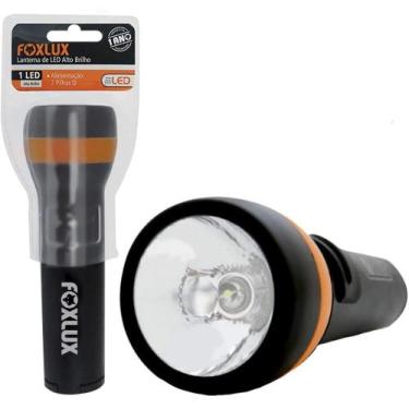 Imagem de Lanterna Abs 1 Led Foxlux 2 Pilhas Grandes