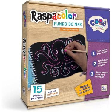 Imagem de Livro de Atividades Raspacolor - Fundo do Mar TOYSTER