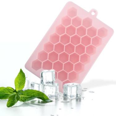 Imagem de Molde da cubo-bandeja de gelo com silicone da categoria segura do alim