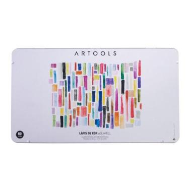 Imagem de Lápis de Cor Aquarelável Artools 60 Cores